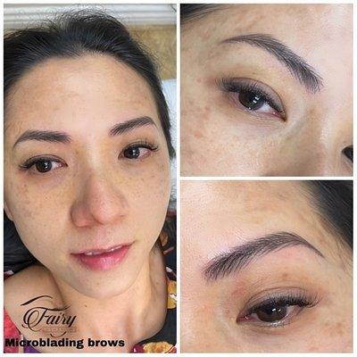 Beautiful client with eyebrows done at Fairylash