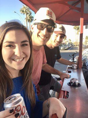 Downtown Scottsdale pedal bar crawl