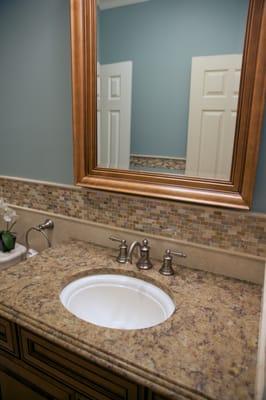 Lovely sink tilework