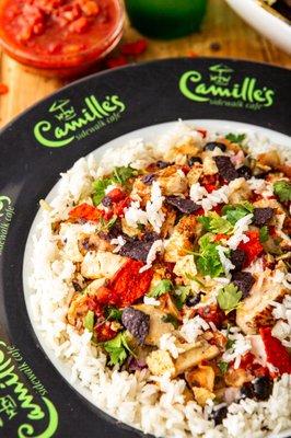 Quesadilla Rice bowl