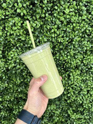 Vibrant Matcha + 30 Grams of Protein. In-house Cashew Milk