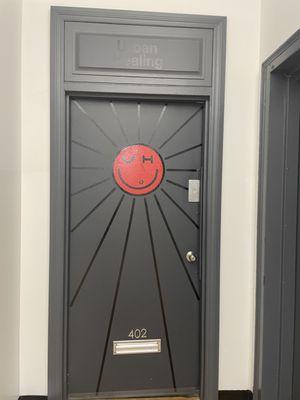 Main door of suite 402