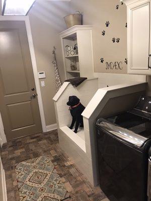 Your furry friends get their own bath area in this amazing ICI home in Tamaya, located in the Intracoastal West area in Jacksonville, FL.