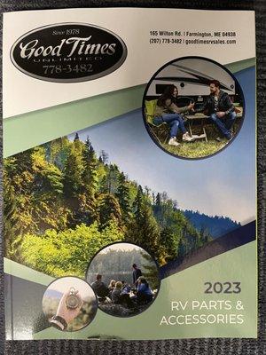 2023 RV parts and accessory catalogues are  available