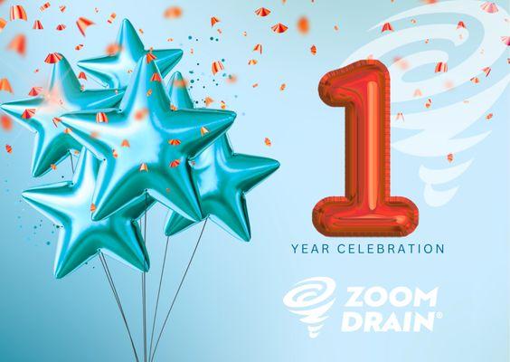 We're thrilled to celebrate Zoom Drain's ONE-YEAR anniversary serving Indianapolis and the surrounding suburbs!