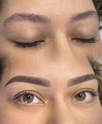 Eyebrows tattoo, permanent tattoos, permanent makeup, ombré eyebrows,