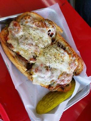 Italian sausage sub