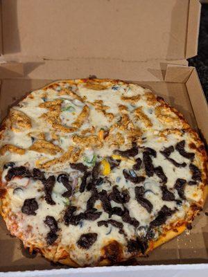 Beef & Chicken Pizza