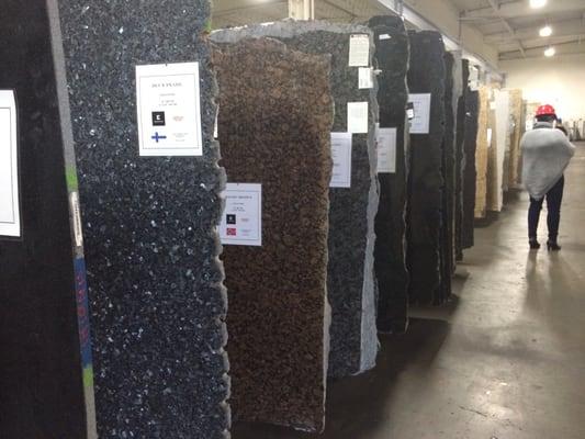 Granite slabs