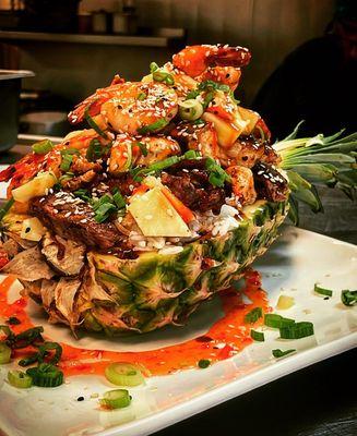 Steak & Lobster Pineapple Bowl