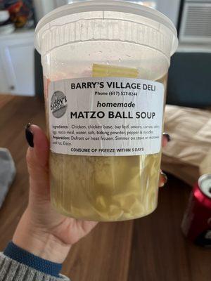 Matzo ball soup