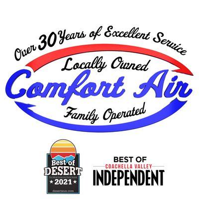 Comfort Air Voted #1 Best Air Conditioning Company and Best Customer Service