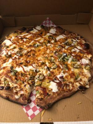 Buffalo chicken pizza