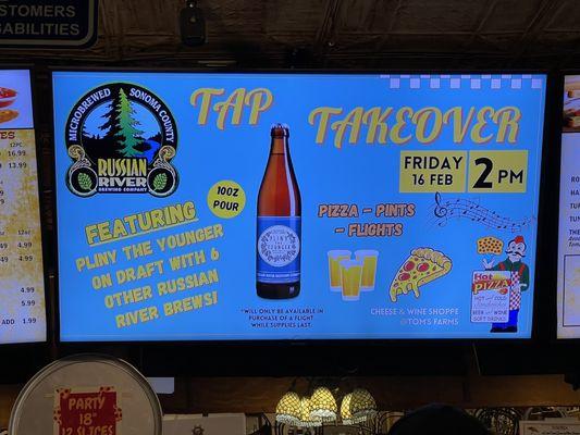 Russian River Brewing Tap Takeover