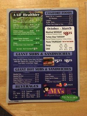 Menu p2