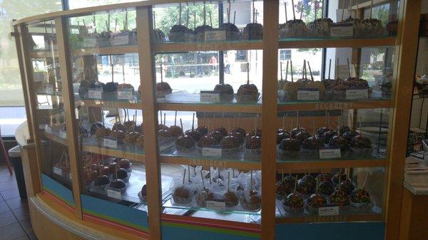 So many candy apples!