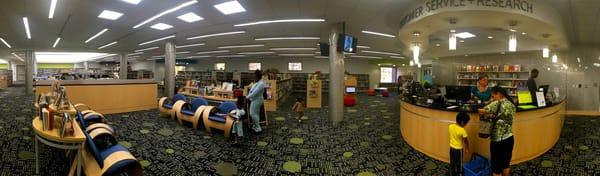 The newly remodeled Savage Branch Library!