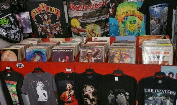 Vinyls, t shirts, collectables!