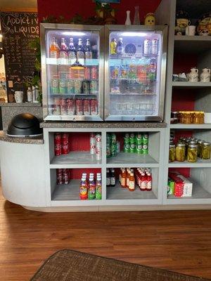 Grab and go drinks and snacks