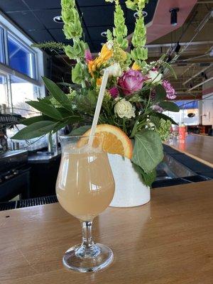 Hayloft Hideaway, ginger maple switch mocktail