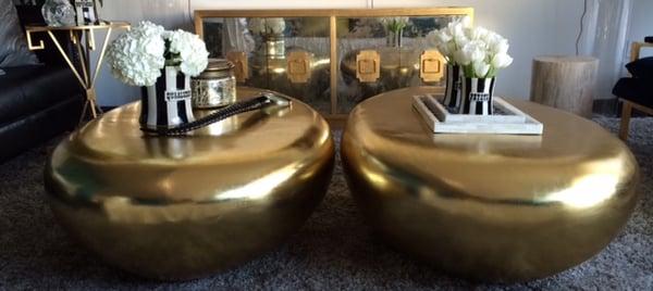 I also wouldn't trust just anyone with golden egg cocktail tables.