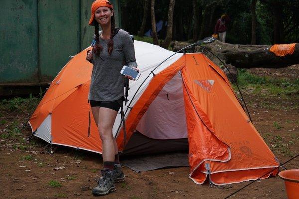 Camping on Mt. Kilimanjaro, travel insurance through David Kanefsky Insurance Agency 303-431-9490 amazing experience!