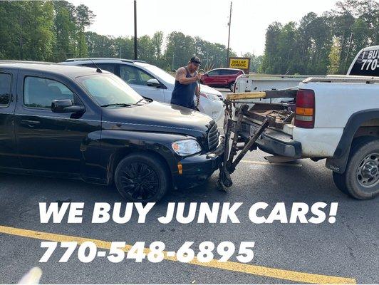 WE BUY JUNK CARS! Call or text today we pay cash for you junk vehicle 770-548-6895