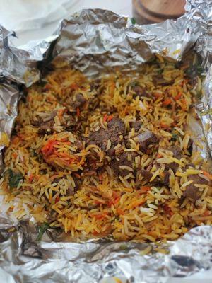 Goat biryani