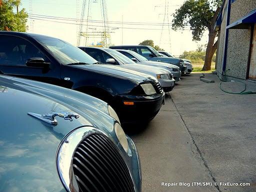 The Shop in Dallas - all cars are locked up inside the (alarmed) building every night.