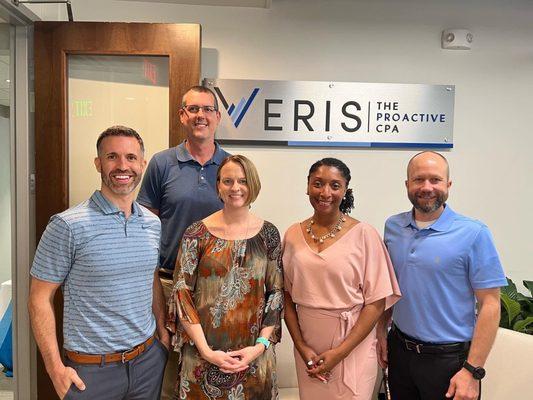 Veris Partners: Chris Kerr, Russell Deal, Melissa Kiddy, Jenara Noel, and Justin Kiddy.