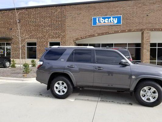 4 runner with StingIR extreme heat rejection film