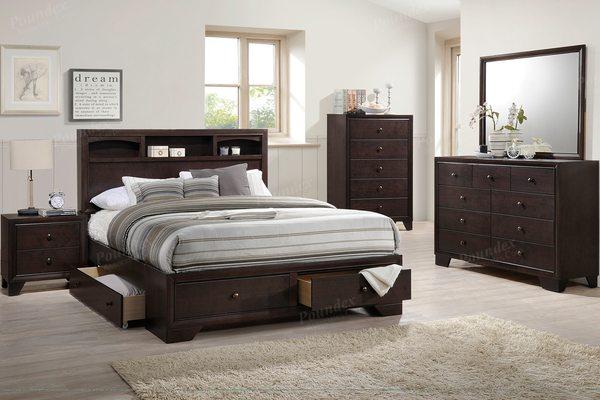 4PC BEDROOM SET $949
  (BED, DR, MR, NS)