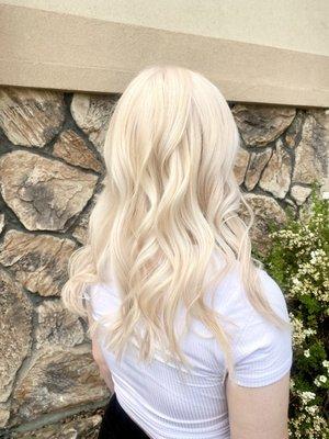 Angelic Blonde done by Stylist Renee