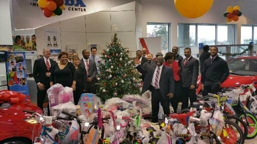 Angel Tree Donations at Brown's Arlington Honda