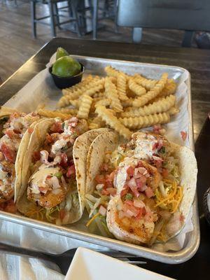 Shrimp tacos