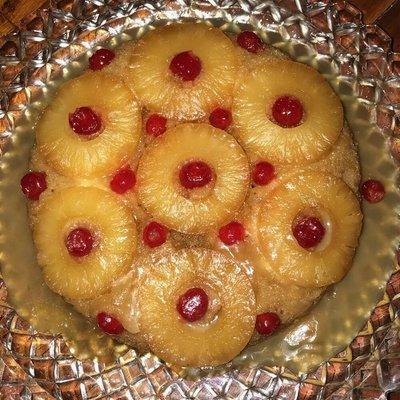 Homemade Pineapple Upside Down Cake