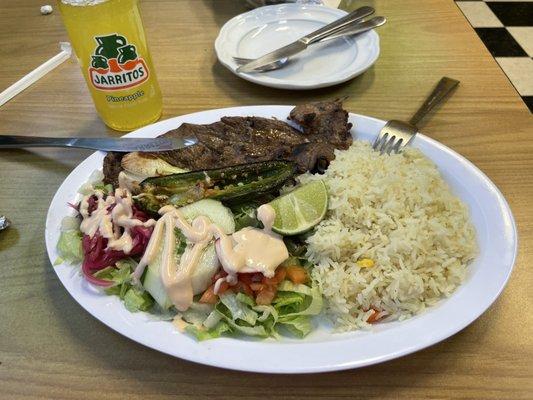 Carne asada (grilled steak)