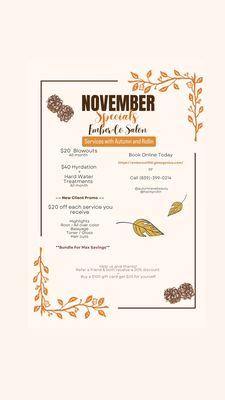 November Specials