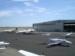 The Tarmac in front of Atlantic Aviation.