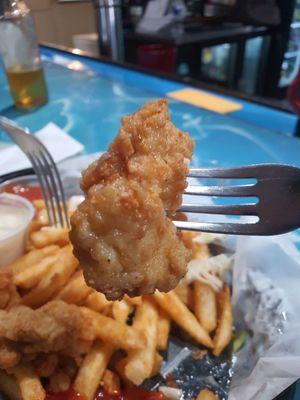 Big ol' fried oyster.  Mmmm.