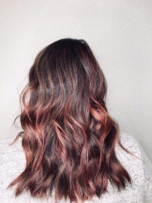 Rose gold hair by Jennie