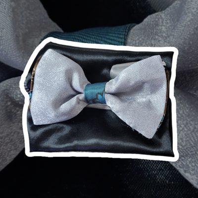 L&C Menswear "L-Bows" Bow Tie Bundles (Includes Ready Made Bow Tie + Pocket Square)