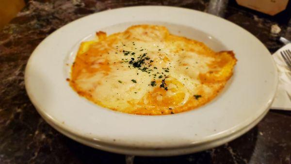 The Lobster Ravioli is creamy cheesy delicious in a wonderful vodka sauce.