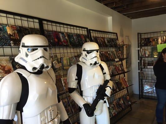 Troopers keeping the peace on Grand Opening!