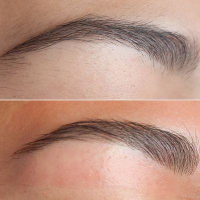 Brow clean up