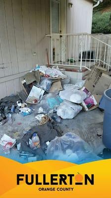 Backyard cleanup, Fullerton Ca