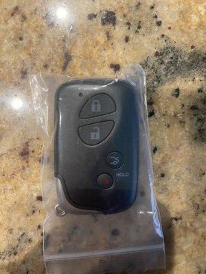 Smart key for Lexus