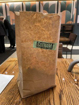 Gotham bagels just stop Michigan Avenue