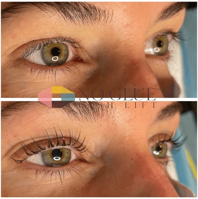 "Life-changing," one client exclaimed! But let's not overhype it. Have you experienced our unique No Glue Lash Lift™ yet? Just look at this!