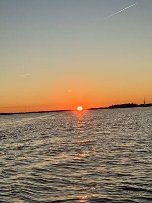 Sunset on Ashley River